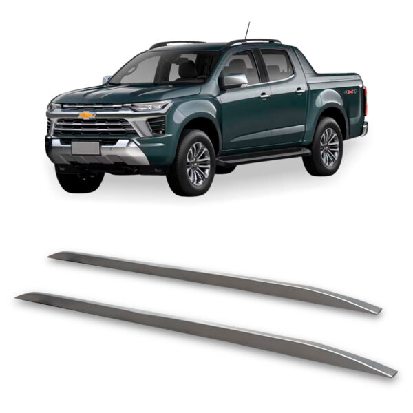 Rack De Teto Longarina GM-S10 Decorativa Prata