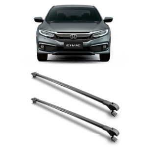 Travessa Aluminio Larga PARA Honda Civic Universal 1 Metro Preta