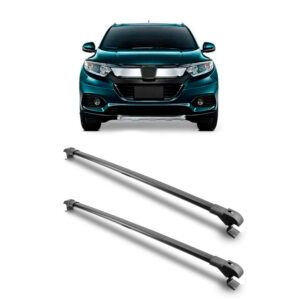 Travessa Aluminio Larga PARA Honda HR-V Universal 1 Metro Preta