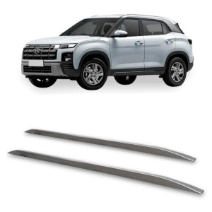 Rack De Teto Longarina HYUNDAI-CRETA Decorativa Prata