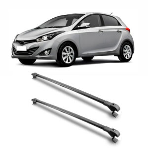 Travessa Aluminio Larga PARA Hyundai HB20 Universal 1 Metro Preta