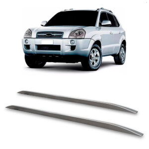 Rack De Teto Longarina HYUNDAI-TUCSON Decorativa Prata
