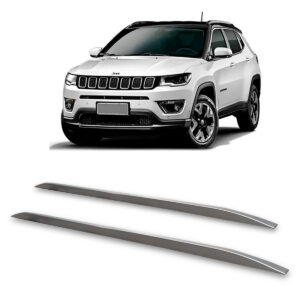 Rack De Teto Longarina JEEP-COMMANDER Decorativa Prata