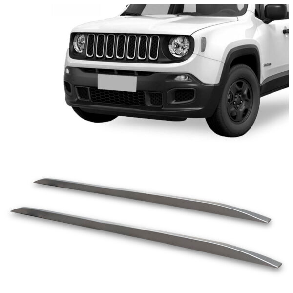Rack De Teto Longarina JEEP-RENEGADE Decorativa Prata