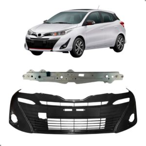 Kit Painel Frontal E Parachoque Dianteiro Yaris 2018 A 2025 Para Pintar