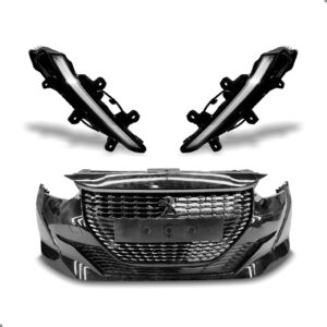 Parachoque Com Par Led Daylight Para Peugeot 208 2020 A 2024 Kit