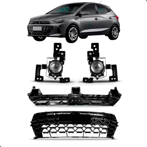 Kit Grade Superior Inferior Para Hb20 2023 A 2026 Par Milhas Kit