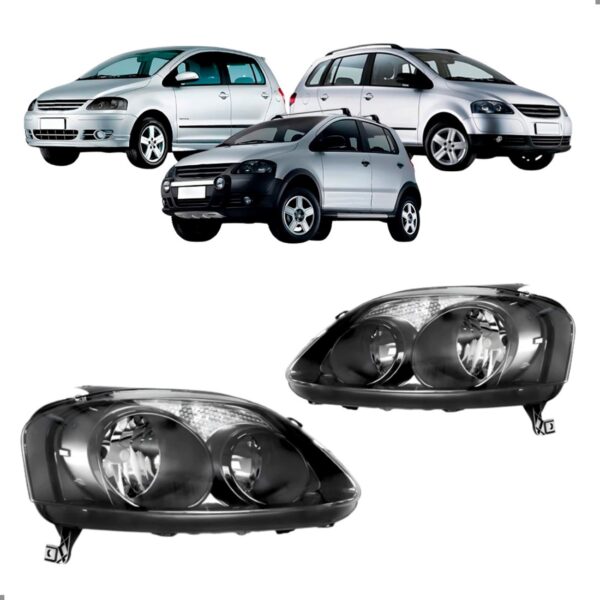 Par Farol Fox Cross Spacefox 2007 2008 2009 Cromomix Ambos Lados