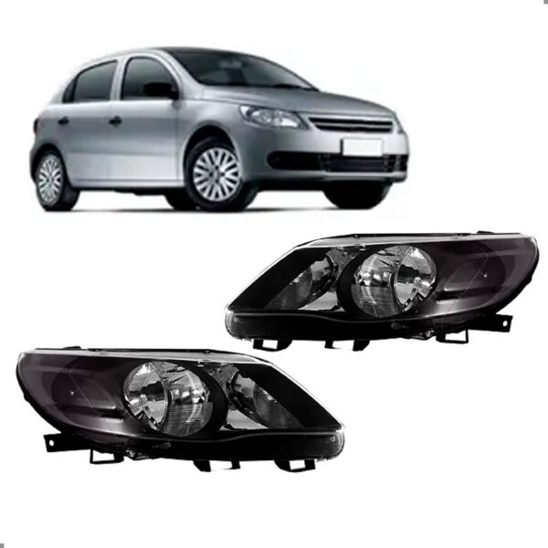 Par Farol Para Gol 2009 2010 2011 2012 Mascara Negra Ambos Lados