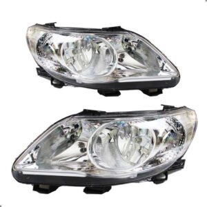 Par Farol Para Gol G5 2009 2010 2011 2012 Foco Duplo Cromado Ambos Lados