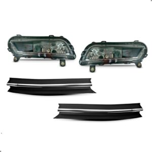 Par Milhas Frisos Grade Para Caminhão Delivery 2017 A 2024 Kit