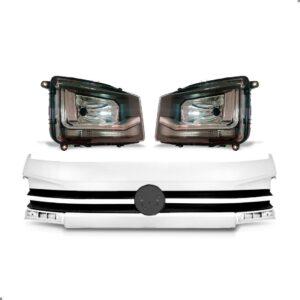 Grade Radiador Com Par Farol Led Delivery 2017 2018 A 2025 Kit