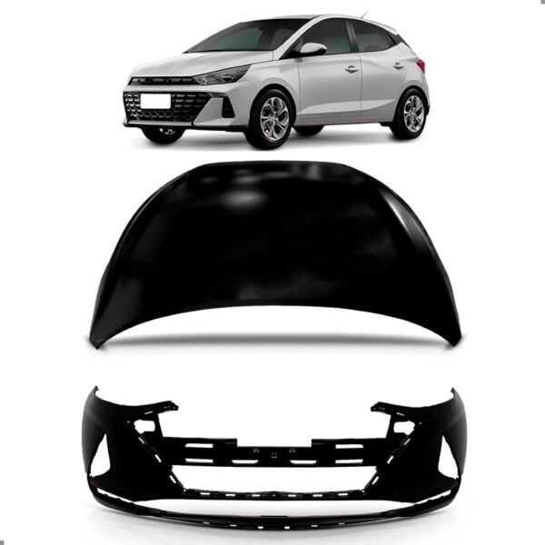 Kit Capô E Parachoque Dianteiro Para Hb20 2020 2021 2022