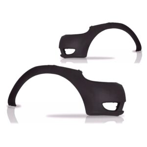 Par Parachoque Lateral Dianteiro Ka 2002 03 04 A 2007 Preto.