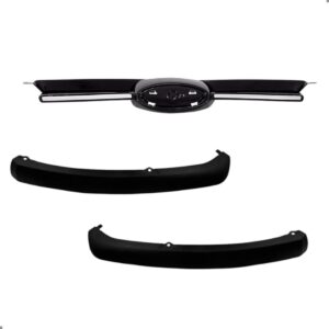 Kit Grade Friso Cromado Para Focus 2014 2015 Com Par Spoiler Para Pintar