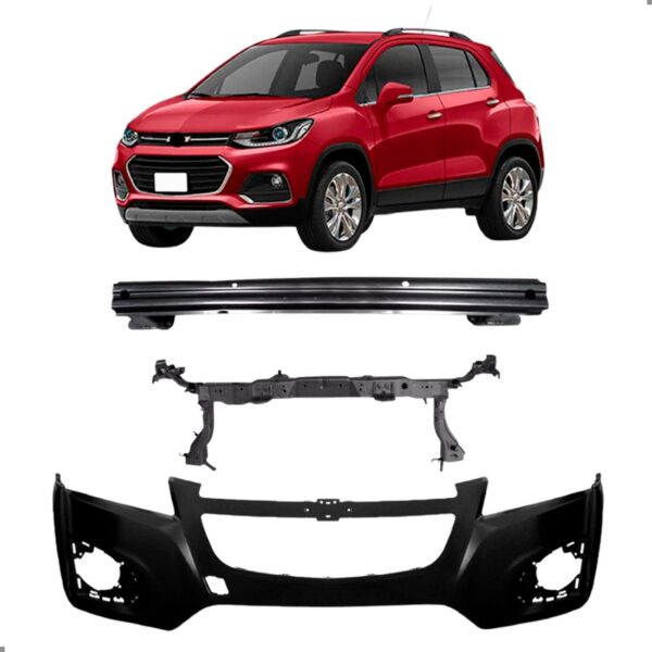 Kit Frente Tracker 2014 A 2016 Parachoque Alma E Painel Para Pintar