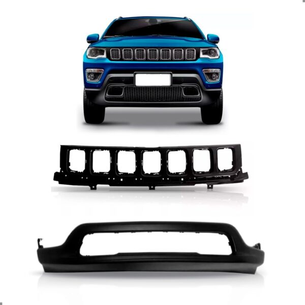 Kit Grade Superior Spoiler Para Compass 2017 18 19 20 2021 Para Pintar