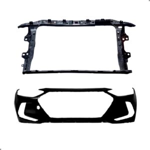 Kit Frente Elantra 2017 2018 Parachoque E Painel Frontal Para Pintar