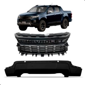Kit Parachoque E Grade Para S10 Trailblazer 2021 2022 A 2024 Para Pintar
