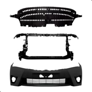 Kit Frente Corolla 2014 A 2017 Parachoque Painel Defletor Para Pintar