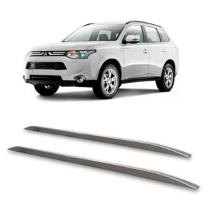 Rack De Teto Longarina MITSUBISHI-OUTLANDER Decorativa Prata