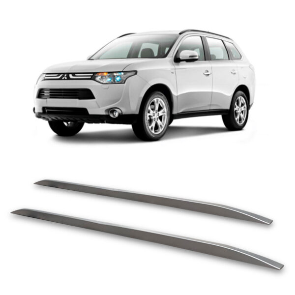 Rack De Teto Longarina MITSUBISHI-OUTLANDER Decorativa Prata