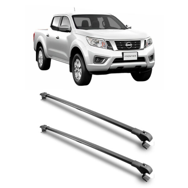 Travessa Aluminio Larga PARA Nissan Frontier Universal 1 Metro Preta