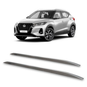 Rack De Teto Longarina NISSAN-KICKS Decorativa Prata