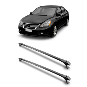 Travessa Aluminio Larga PARA Nissan Sentra Universal 1 Metro Preta