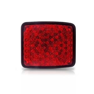Refletor Parachoque Traseiro Doblo 2010 2011 2012 2013 2014. Vermelho