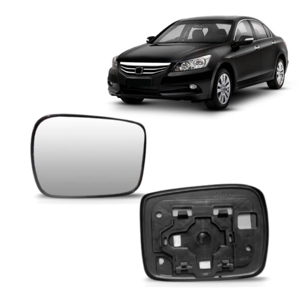 Lente Retrovisor Accord V6 2008 2009 2010 A 2011 Le 1a Linha Lado Esquerdo
