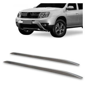 Rack De Teto Longarina RENAULT-OROCH Decorativa Prata