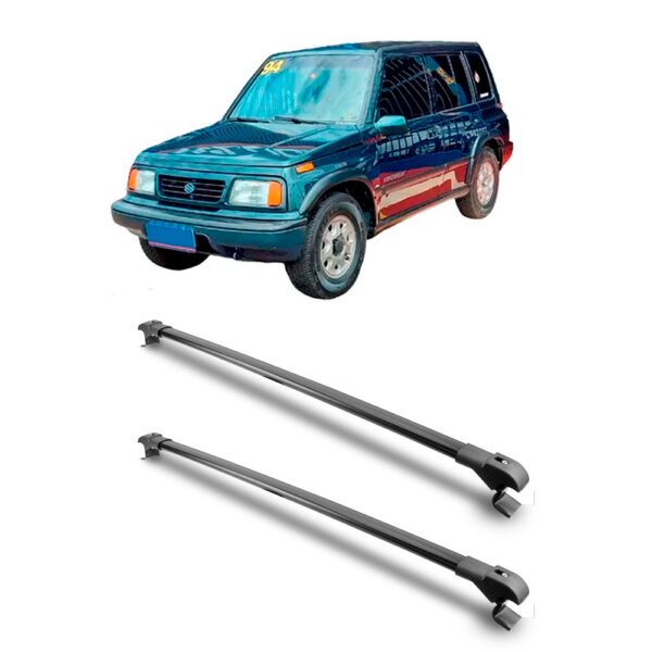 Travessa Aluminio Larga PARA Suzuki Vitara Universal 1 Metro Preta