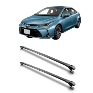 Travessa Aluminio Larga PARA Toyota Corolla Universal 1 Metro Preta