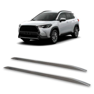 Rack De Teto Longarina TOYOTA-COROLLA-CROSS Decorativa Prata