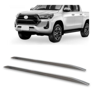 Rack De Teto Longarina TOYOTA-HILUX-SRV Decorativa Prata