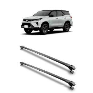 Travessa Aluminio Larga PARA Toyota SW4 Universal 1 Metro Preta