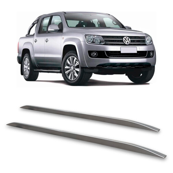 Rack De Teto Longarina VW-AMAROK Decorativa Prata