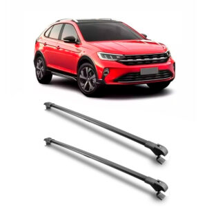 Travessa Aluminio Larga PARA Volkswagen Nivus Universal 1 Metro Preta