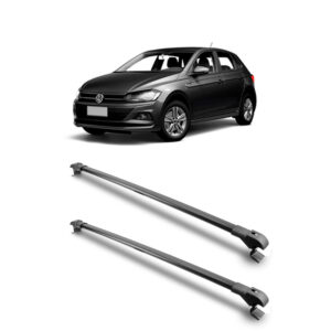 Travessa Aluminio Larga PARA Volkswagen Polo Universal 1 Metro Preta
