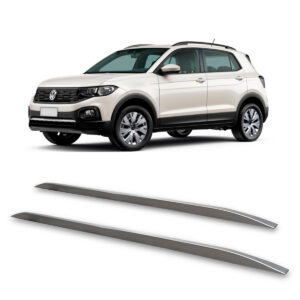 Rack De Teto Longarina VW-T-CROSS Decorativa Prata