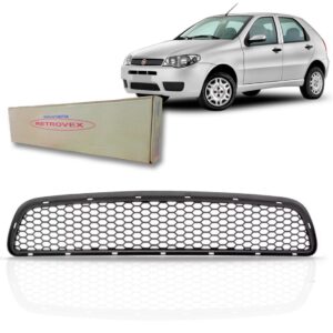 Tela Frontal Radiador Para Palio 2004 A 2007 Infer Central Preto