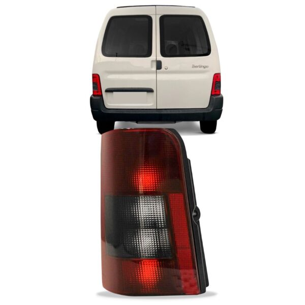 Lanterna Traseira Berlingo 1999 A 2009 Fumê Lado Esquerdo