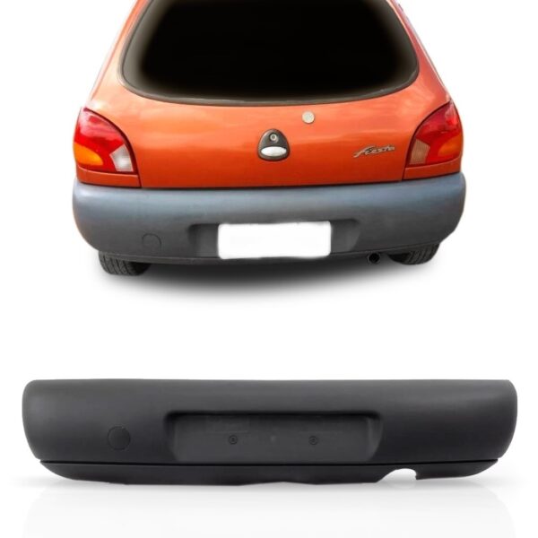 Parachoque Traseiro Fiesta 1996 1997 1998 1999 Preto