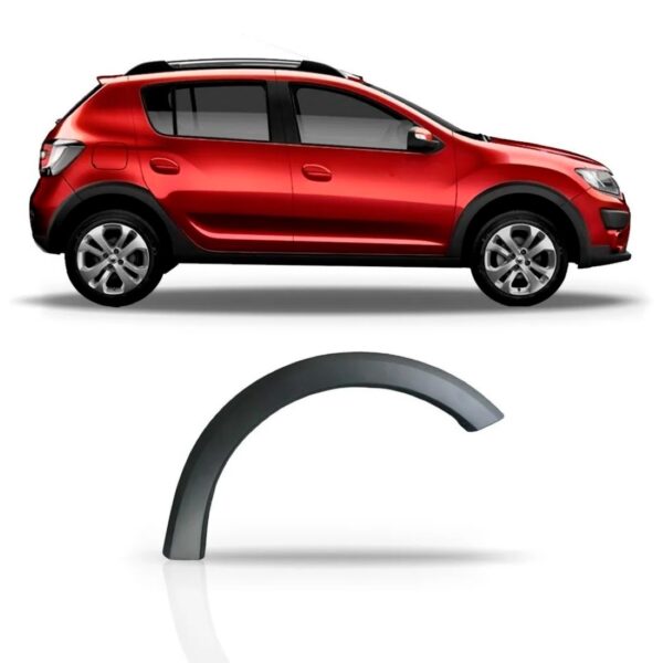 Alargador Moldura Paralama Sandero Stepway Dianteiro 15 A 17 Lado Direito