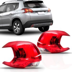 Lanterna Para Peugeot 2008 Com Led 2015 2016 A 2017 Traseira Lado Esquerdo