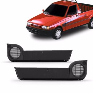 Porta Objeto Bolsa Lateral Fiat Uno 02 E 04 Portas E Fiorino Preto