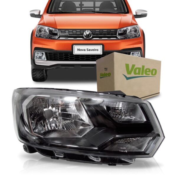 Farol Saveiro G7 2017 2018 Foco Simples Masc Negra Lado Direito