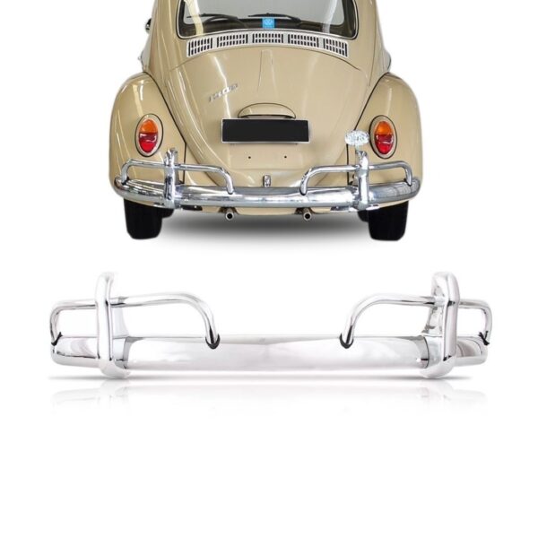 Parachoque Traseiro Vw Fusca Antigo Até 1970 Wolf