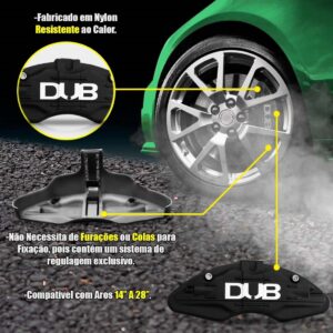 Par Capa Pinça Freio Tuning Esportiva Várias Cores C/trava Preto Escolha O Modelo